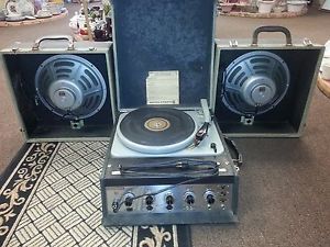 VINTAGE BOGEN-PRESTO 1960'S  VP-40A  PORTABLE TRANSCRIPTION PA SYSTEM