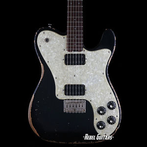 Friedman Guitars 2016 Namm H-15 in Black relic tele guitar w/ two humbuckers