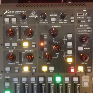 Used Behringer X32 Compact Mixer, latest version 3 firmware, in original package
