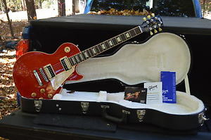 2011 GIBSON LES PAUL STANDARD CLASSIC LIMITED EDITION TRANS RED W/OHSC
