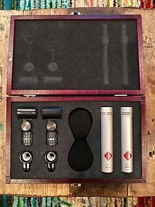 Neumann KM-184 (p 48) Condenser Microphones Stereo Pair