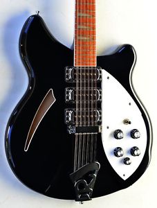 1985 Vintage Rickenbacker 370/12 String JETGLO ~MINT~ Guitar with Original Case