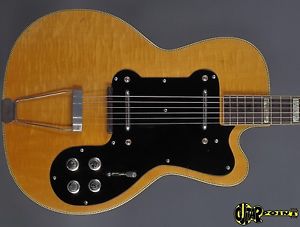 1959 Kay  K161 Jimmy Reed Thin Twin -  Natural Flamed Maple Top