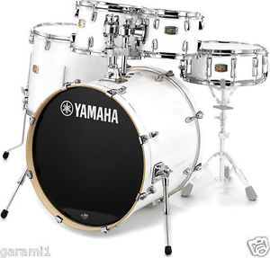 YAMAHA STAGE CUSTOM STANDARD BIRCH DRUMSET PURE WHITE