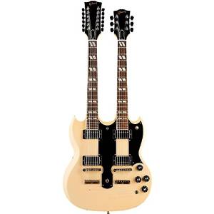 Gibson Custom Alex Lifeson EDS-1275 Doubleneck Electric Guitar Aged White