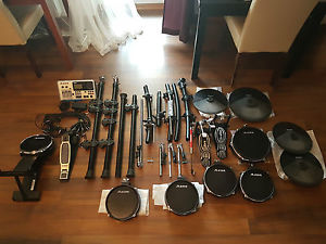 ALESIS DM10 Studio Kit | Electronic Drum Full Set + Gibraltar Double Kick Pedal