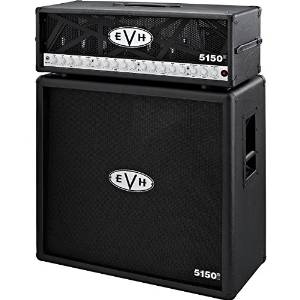 EVH 5150 III Head and 4x12 Half Stack Black