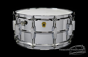 1969 Ludwig Supraphonic Ludalloy Shell Snare Drum : 6.5 x 14 : Vintage