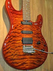 Free Shipping Music MAN Lⅲ BFR Hazel Burst Quilt HSS Luke Luke3 Musicman Guitar