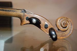 Violino antico con etichetta old antique violin ancien violon alte geige