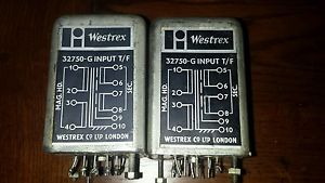 Westrex (Western Electric) Transformers Input 32750-G 1 Pair