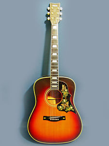 YAMAHA L-7S, 1975, VG Condition Vintage Japanese Guitar w/GB