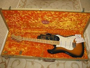 fender American limited edition strat with fender hard case.