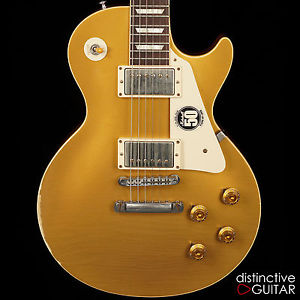 RARE GIBSON CUSTOM SHOP LES PAUL STANDARD - MARSHALL 50TH ANNIVERSARY GOLDTOP
