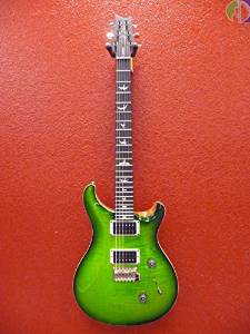 Paul Reed Smith Custom 24 10 Top Electric Guitar, Eriza Verde, Case Included