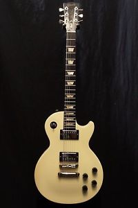 Gibson Les Paul Studio Electric Guitar 2005 White Ebony Hard Case Upgraded