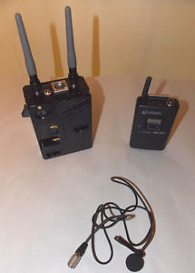 Azden 1201BT UHF Body-Pack - 1201URX/AB, 1201 BT, ECM-44H Mic (Used - Clean)