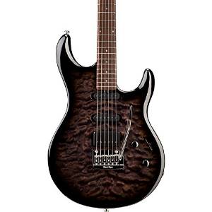 Ernie Ball Music Man BFR Luke III HSS Quilt Maple Top Electric Guitar Black Burst