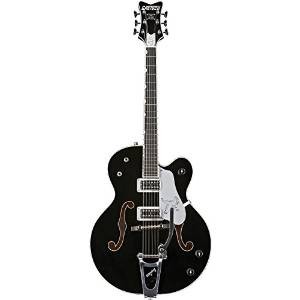 Gretsch G6136TSL Silver Falcon Electric Guitar with Bigsby - Black
