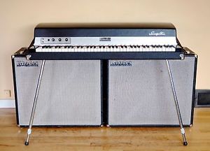 1975 Rhodes Stage 73 Super Satellite Electric Piano Mk I, Fender Suitcase