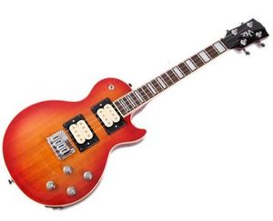 Risa Tenor Electric LP Cherry Ukulele