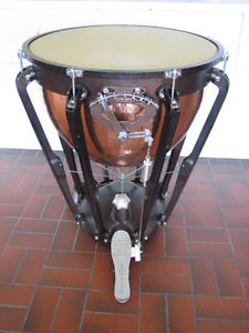 SINGLE 26 INCH LUDWIG GRAND SYMPHONIC HAMMERED COPPER TIMPANI SUPERB CONDITION!