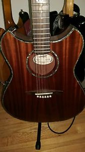 Wechter Pathmaker Deluxe Thinline Acoustic Electric w/Case
