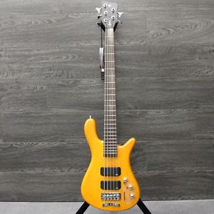 Warwick Rockbass Streamer Standard Passive 5-String Bass Guitar Honey Violin Oil