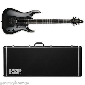 ESP E-II Horizon FR Black BLK Electric Guitar NEW w/ Hardshell Case EII E II E2