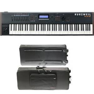 Kurzweil Pc3A8 88-key, Fully-weighted Hammer-action with Velocity and Aftertouch Keys + Soft Carrying Bag with Wheel