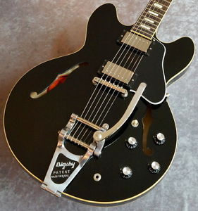 Free Shipping Used Gibson Memphis ES-330L 2015 Ebony Electric Guitar