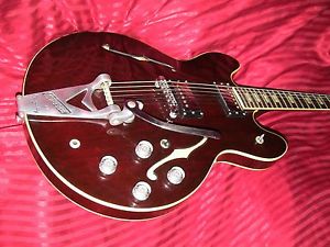 GIBSON ES335 VINTAGE 1981, WINE RED, PAF's + COIL TAP, GRETSCH BIGSBY, ORIG.CASE
