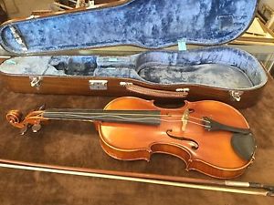 Violon 4/4 collin-mezin le victorieux 1928 avec archet signé