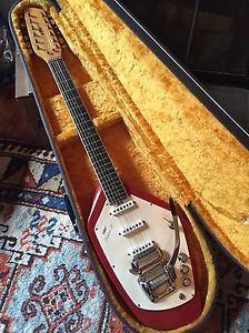 1960s Vox Phantom XII Rare Twelve-String Electric Red with Case