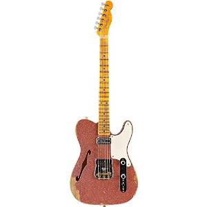 Fender Custom Shop Limited Edition Heavy Relic Caballo Ligero Maple Fingerboard Electric Guitar Champagne Sparkle (Champagne Sparkle)