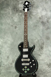 ZEMAITIS A24SU FLARE Black w/HardCase From Japan Used #U136