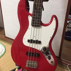 Excellent! ESP Japan -Edwards- Jazz Bass E-JB-93R/LT Trino Red Seymour Duncan
