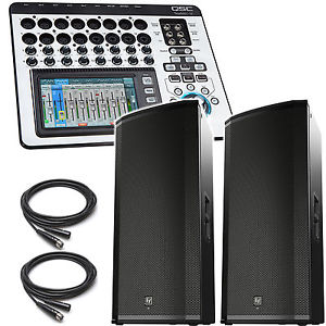 Electro-Voice ETX-35P 3-Way Powered Speaker & QSC TouchMix 16 Digital Mixer