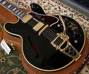 Gibson Memphis Limited Run Es-355 W/bigsby Antique Ebony 2015 Guitar