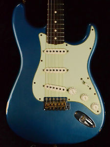 Used Fender Custom Shop TBC 1961 Stratocaster -Aged Lake Placid Blue- 2014