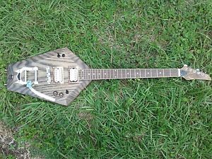 ELECTRIC GUITAR, 6 String Coffin, Hand Made,Carved Top & Back, MWGcustomguitars.