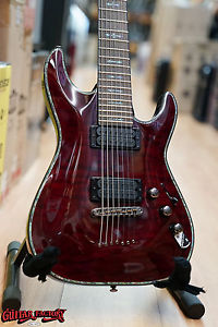 Schecter Hellraiser Passive C-7 See Thru Black Cherry Guitar NEW