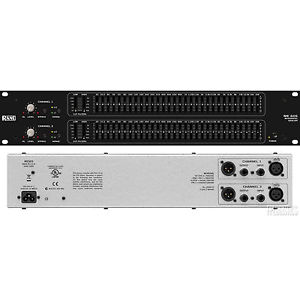 Rane ME60S ME 60 60S Dual 30 Band 1/3 Octave Graphic Equalizer Stereo FREE 2-DAY