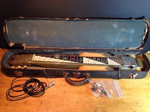 Vintage 1948 National Lap Steel W OHSC Amazing Tone