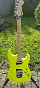 Charvel Pro Mod San Dimas Neon Yellow Style 1 HH FR - 1 month old *REDUCED*