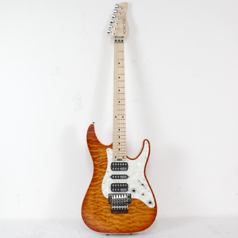 SCHECTER SD-DX-24-AS LDSB/M Electric Guitar Lemon Drop Sunburst Made in Japan