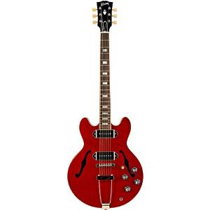 Gibson Memphis ES-390 with Nickel P90 - Sixties Cherry