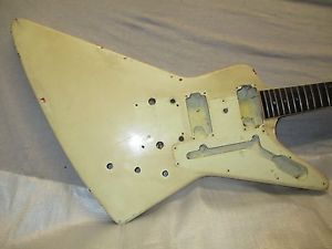 1982 GIBSON EXPLORER USA - RARE 1976 SPECS & NECK BINDING