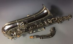 1926 CG CONN "CHU BERRY" TENOR / Alto SAXOPHONE WITH ORIGINAL SILVER FINISH
