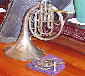 Rare Antique Henry Distin Altophone Mellophone, For Repair